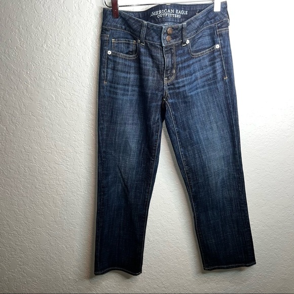 BNWOT American Eagle Denim Artist Crop Stretch Jeans - Picture 2 of 10
